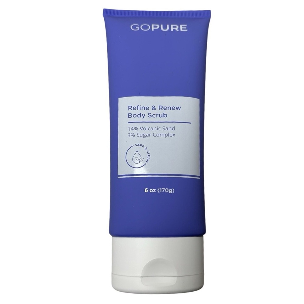 GoPure Refine & Renew Body Scrub 6 oz Exfoliating Body Polish New Sealed